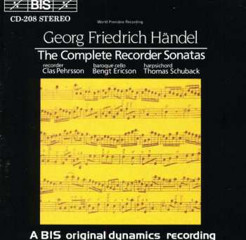 Album Georg Friedrich Händel: The Complete Recorder Sonatas
