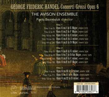 3CD Georg Friedrich Händel: Concerti Grossi Opus 6