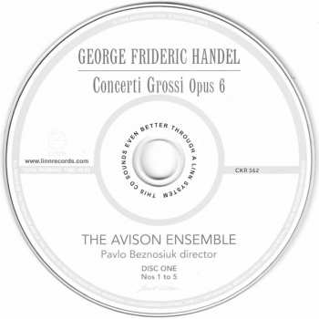 3CD Georg Friedrich Händel: Concerti Grossi Opus 6