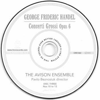 3CD Georg Friedrich Händel: Concerti Grossi Opus 6