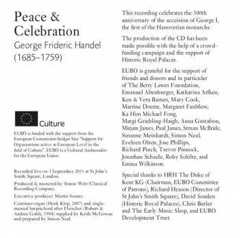 CD Georg Friedrich Händel: Coronation Anthems / Concerto Grosso Op. 3 No 2 / Ode For The Birthday Of Queen Anne