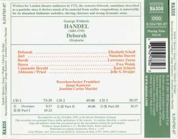 3CD/Doos Georg Friedrich Händel: Deborah Oratorio