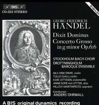 CD Anne Sofie Von Otter: Dixit Dominus / Concerto Grosso In G Minor Op. 6:6