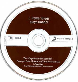 4CD/Doos The Royal Philharmonic Orchestra: E. Power Biggs Plays Handel - The 16 Organ Concertos And More