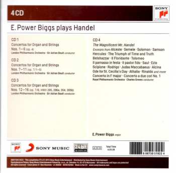4CD/Doos The Royal Philharmonic Orchestra: E. Power Biggs Plays Handel - The 16 Organ Concertos And More