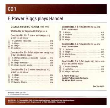 4CD/Doos The Royal Philharmonic Orchestra: E. Power Biggs Plays Handel - The 16 Organ Concertos And More