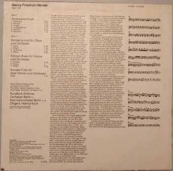 LP Georg Friedrich Händel: Feuerwerksmusik