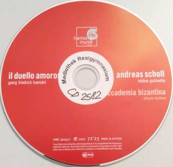 CD Georg Friedrich Händel: Il Duello Amoroso