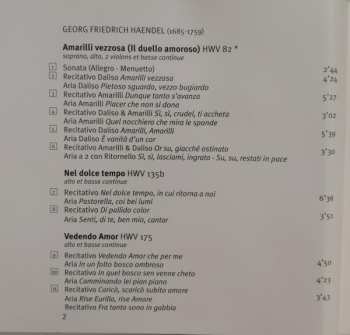 CD Georg Friedrich Händel: Il Duello Amoroso