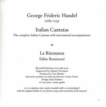 7CD/Doos Georg Friedrich Händel: Italian Cantatas LTD