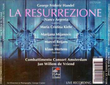 2CD Georg Friedrich Händel: La Resurrezione (Live Recording)