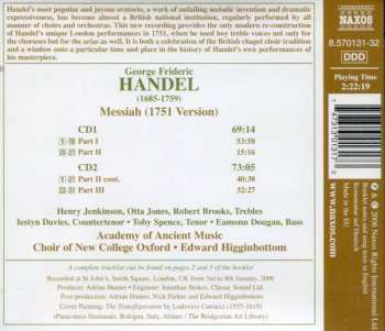 2CD Georg Friedrich Händel: Messiah