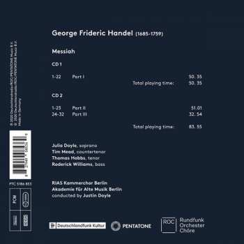 2CD Georg Friedrich Händel: Messiah DIGI