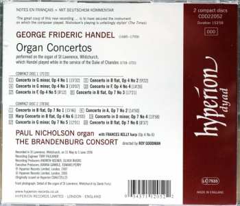 2CD Georg Friedrich Händel: Organ Concertos