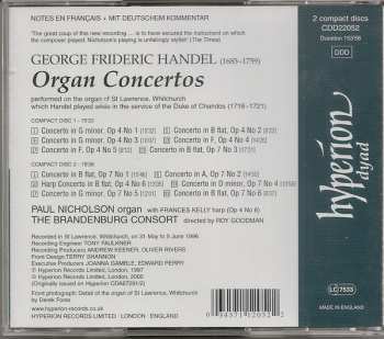 2CD Georg Friedrich Händel: Organ Concertos