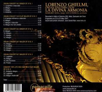CD Georg Friedrich Händel: Organ Concertos Op. IV