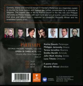 3CD/Doos Georg Friedrich Händel: Partenope