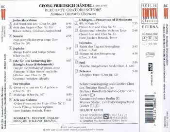 CD Georg Friedrich Händel: Berühmte Oratorienchöre - Famous Oratorio Choruses