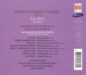 3CD/Doos Georg Friedrich Händel: Salomo = Solomon