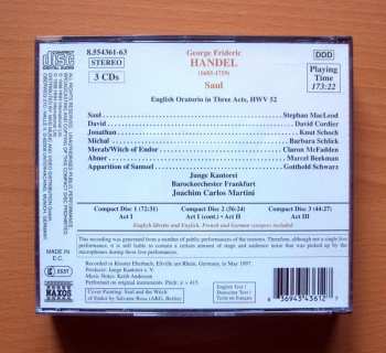 3CD/Doos Georg Friedrich Händel: Saul