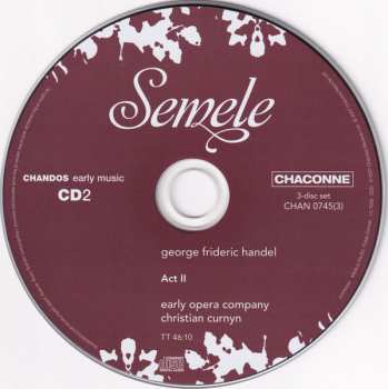 3CD/Doos Georg Friedrich Händel: Semele