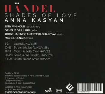 CD Georg Friedrich Händel: Shades Of Love