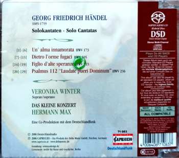 SACD Georg Friedrich Händel: Solokantaten / Solo Cantatas