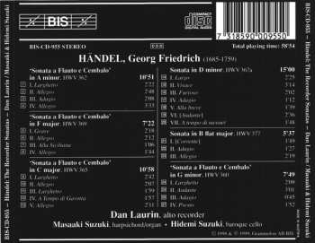 CD Georg Friedrich Händel: The Recorder Sonatas