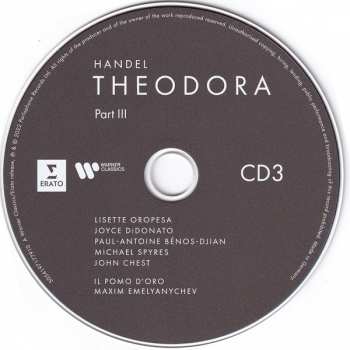 3CD/Doos Georg Friedrich Händel: Theodora