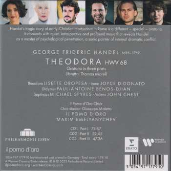 3CD/Doos Georg Friedrich Händel: Theodora
