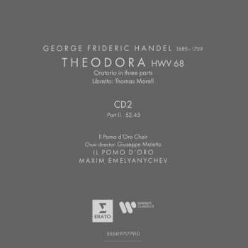 3CD/Doos Georg Friedrich Händel: Theodora