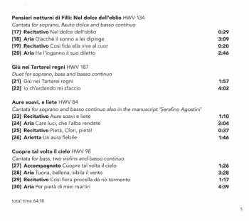 SACD Georg Friedrich Händel: 'Tu Fedel? Tu Costante?' HWV 171a And Other Italian Cantatas