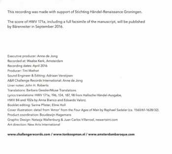 SACD Georg Friedrich Händel: 'Tu Fedel? Tu Costante?' HWV 171a And Other Italian Cantatas