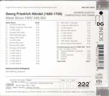 SACD Georg Friedrich Händel: Water Music HWV 348-350 - Concerto Grosso Op.6, 11