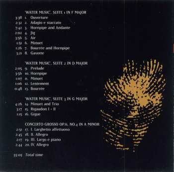 CD Georg Friedrich Händel: Water Music / Concerto Grosso Op.6