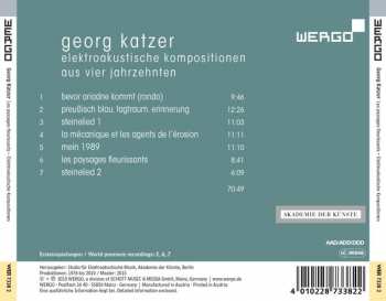 CD Georg Katzer: Les Paysages Fleurissants (Elektroakustische Kompositionen)