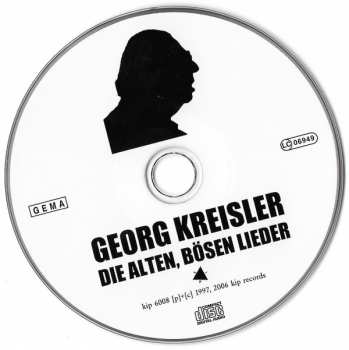 CD Georg Kreisler: Die Alten, Bösen Lieder