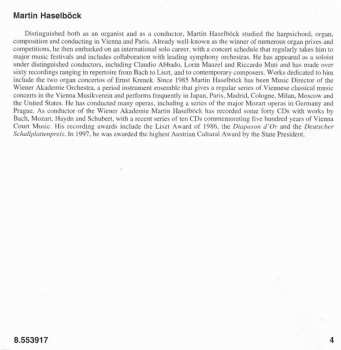 CD Martin Haselböck: Organ Works Volume 1 (Apparatus Musico-Organisticus (1690) Part I)