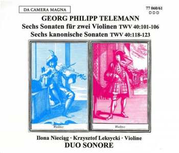 2CD Georg Philipp Telemann: 6 Sonaten F.2 Violinen Twv40 Nr.101-106