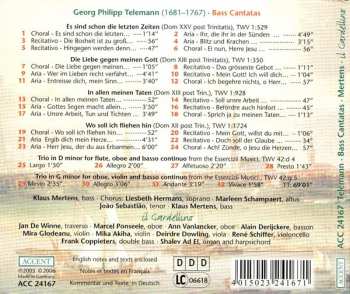 CD Georg Philipp Telemann: Bass Cantatas
