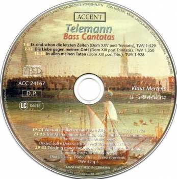 CD Georg Philipp Telemann: Bass Cantatas