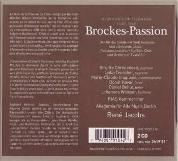2CD/Doos Johannes Weisser: Brockes-Passion