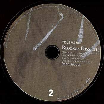 2CD/Doos Johannes Weisser: Brockes-Passion