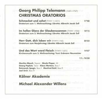 CD Georg Philipp Telemann: Christmas Oratorios