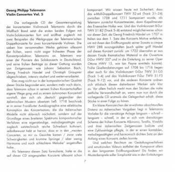 CD Georg Philipp Telemann: Complete Violin Concertos Vol. 5