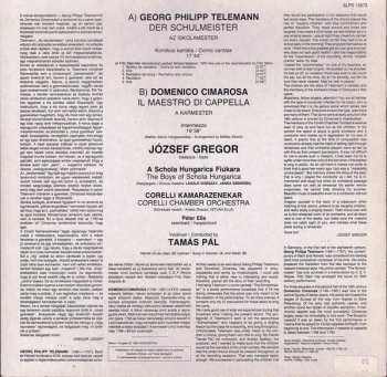 LP Georg Philipp Telemann: Der Schulmeister / Il Maestro Di Cappella