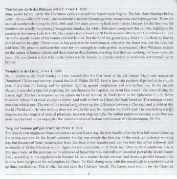 CD Georg Philipp Telemann: Harmonischer Gottes-Dienst, Volume 4: The Cantatas For Middle Voice, Transverse Flute And Basso Continuo I
