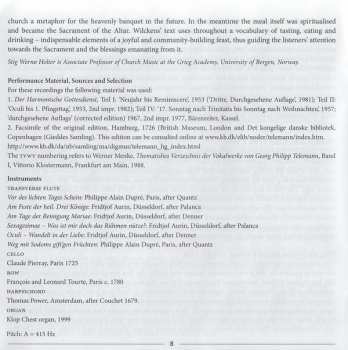 CD Georg Philipp Telemann: Harmonischer Gottes-Dienst, Volume 4: The Cantatas For Middle Voice, Transverse Flute And Basso Continuo I