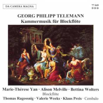 CD Georg Philipp Telemann: Kammermusik Für Blockflöte
