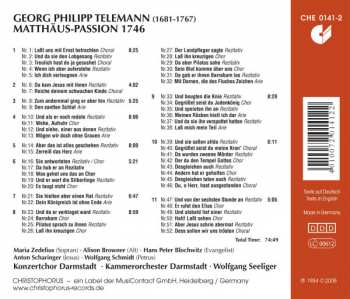 CD Hans Peter Blochwitz: Matthäus-Passion